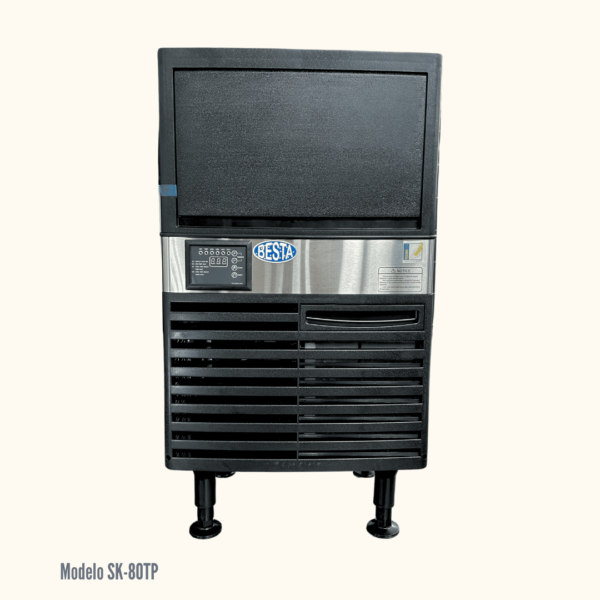 Maquina de hielo en cubo con ingreso de agua por garrafon para 80 lbs por 24 horas