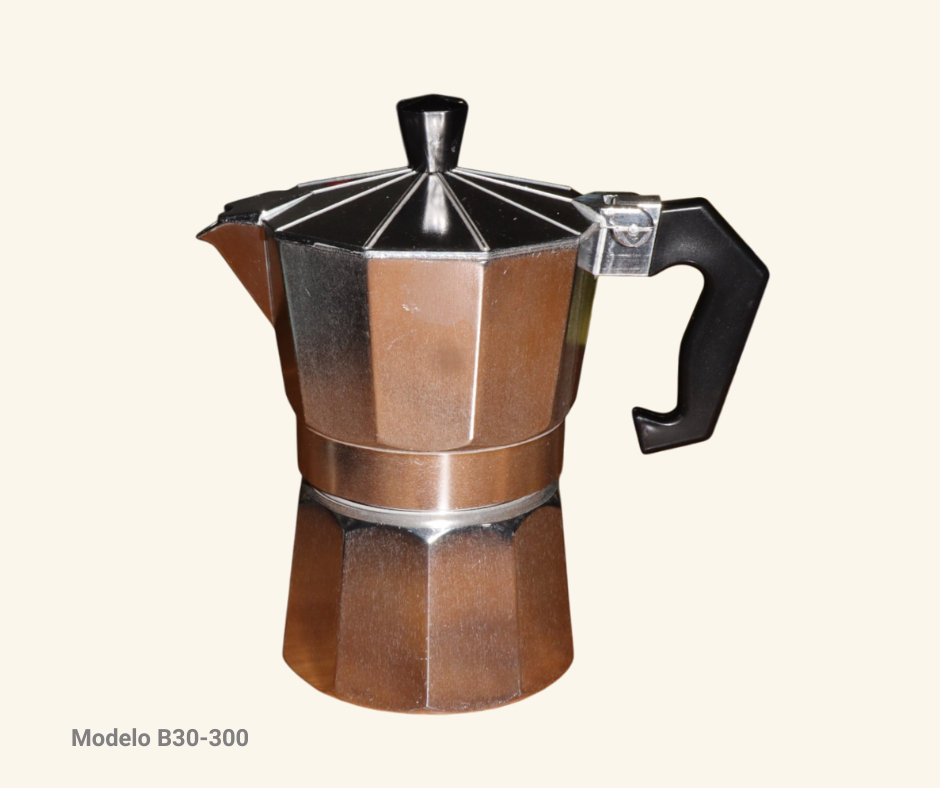 CAFETERA MOKA POT DE ALUMINIO